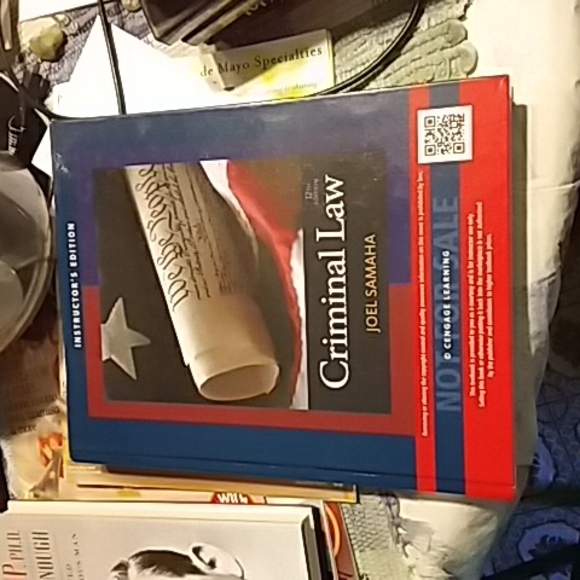 Criminal Law Joel Samaha - Picture 1 of 1